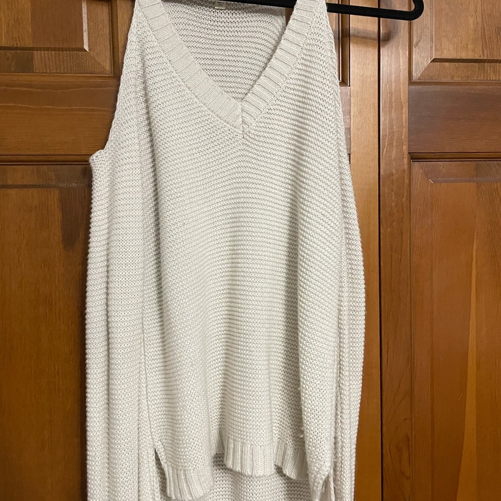 cold shoulder sweater top